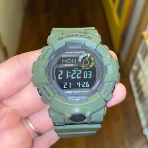 G-Shock Green Power Trainer Watch